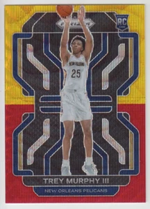 2021-22 Panini Prizm Trey Murphy III #288 Asia Gold Red Wave Prizm Rookie RC SP - Foto 1 di 2