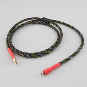 Cable de datos Hifi Micro USB tipo A a Micro B línea de audio para computadora DAC - Imagen 1 de 9
