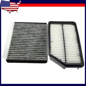 New Engine&Carbon Cabin Air Filter For 14-16 Kia Forte 2011-2016 Hyundai Elantra - Picture 1 of 9