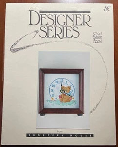 Teddy Bear Clock Face 206 Sudberry House Designer Series Teddy Bear Flowers - Picture 1 of 2