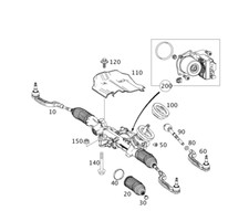 STEERING GEARBOX CONTROL UNIT A2469007615 fits Mercedes Benz Cla C117 B W246