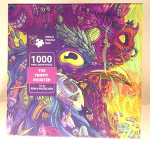Koala Puzzle Box Jigsaw 1000 The Trippy Rooster Psychedelic +Poster - Picture 1 of 12