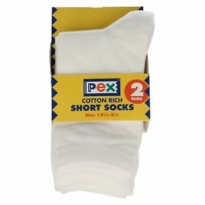 Boys PEX Cotton Rich Short Socks