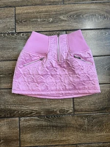 Forever 21 Baby Phat Womens Pink Logo Zip Up Mini Skirt Sz Small NWOT - Picture 1 of 2