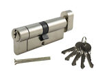 SecEuro Euro PVC Zamek do drzwi / Obrót kciukiem 45/50mm 5 kluczy Anti Drill Pick Bump Snap