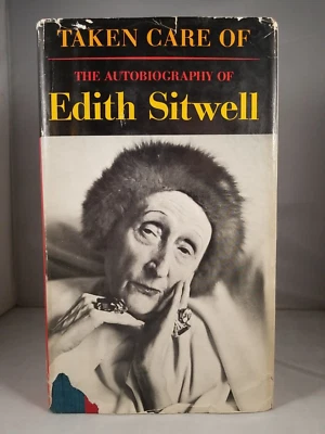Taken Care Of the Autobiography of Edith Sitwell (1965) 1st Edition Hardcover DJ Foto 1 de 4