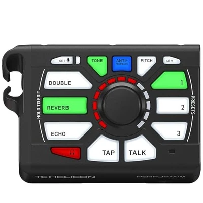 Pedal multiefectos vocales TC Helicon Perform-V con soporte de micrófono y Foto 1 de 4
