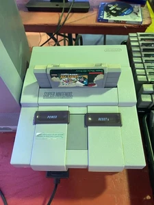 Controlador de conexiones para consola de videojuegos Nintendo SNES SNS-001 (funciona y probado) - Imagen 1 de 14