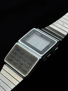 Casio Vintage Calculator Data Bank Uhr DBC-610 Gehäuse Edelstahlband 6/10 - Bild 1 von 11
