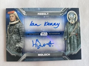 2020 Topps Star Wars Holocron Kenny Rebolt Durst Moloch dual Auto Autograph /25 - Picture 1 of 3