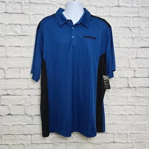 Maglia Nike Uomo Taglia XXL Dri-Fit Golf Polo Cannistraro Logo Blu Nero Nuova con etichette - Foto 1 di 19