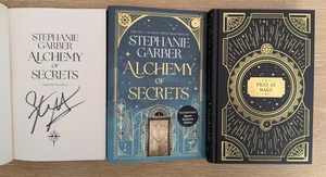 STEPHANIE GARBER SIGNED ALCHEMY OF SECRETS WATERSTONES EXCLUSIVE 1/1 UK TICKET  - Picture 1 of 6