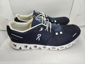 On Cloud 5 Shoes Men's 14 Blue Running Athletic Support Workout Road Sneakers - Picture 1 of 8