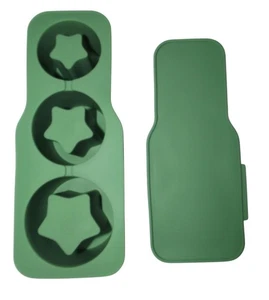 Ice Cube Tray (for 10, 20, 30 oz) Tumbler Silicone Mold green Star - Picture 1 of 7