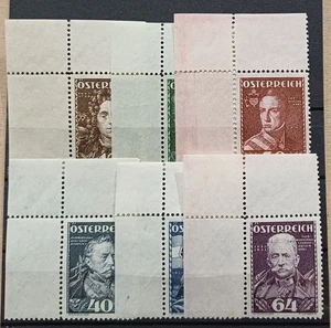 Österreich - 1935 - Heerführer - 617/22 ** Mi 180,00 - Bild 1 von 1