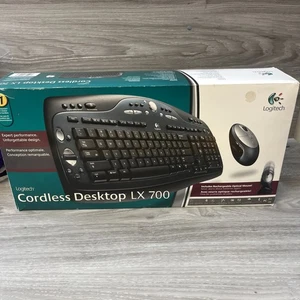 Logitech LX700 Cordless Desktop Keyboard & Mouse Open Box Complete - Picture 1 of 2