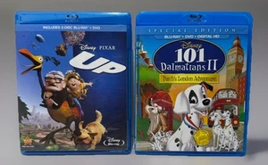 Disney 101 Dalmatians II and Disney Up Blu Ray DVD Sets - Picture 1 of 6