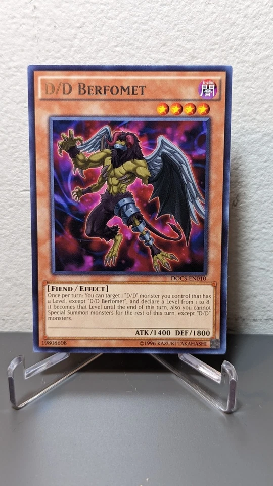 D/D Berfomet DOCS-EN010 YuGiOh! Juego de cartas coleccionables raro ilimitado - casi nuevo Foto 1 de 1