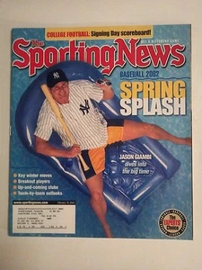 18 de febrero de 2002 The Sporting News Jason Giambi Yankees - Imagen 1 de 2