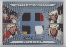 2006 ITG Heroes and Prospects Quad Emblem Silver /10 Mike Richards Ryan Getzlaf