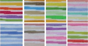 Clearance James C Brett Party Time Stripes Double Knitting Self Patterning - Picture 1 of 8