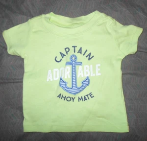 Carter's Boys 3 M Captain Adorable Shirt - Picture 1 of 1