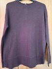 H&M Conscious Ladies Crew Neck Jumper, Brown Long Sleeved Size S (UK 8-10)