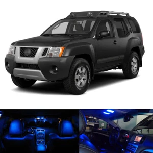 8 luces de matrícula interior LED azul para Nissan Xterra 2005-2015 - Imagen 1 de 3