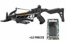 Balestra sportiva a retrocarica Tattica 80 libbre + 12 frecce