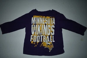 Camiseta Camiseta Camiseta Infantil/Bebé Minnesota Vikings 6/9 Meses (Púrpura) Ropa del Equipo NFL - Imagen 1 de 3