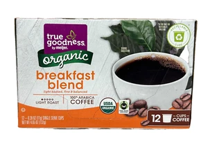True Goodness Meijer Mezcla Desayuno Orgánico Ligero Tostado Café K Tazas 12 ct - Imagen 1 de 1