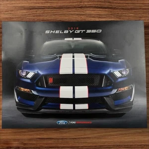 Ford Mustang Shelby GT 350 2018 folleto de ventas plegable 18 concesionario original - Imagen 1 de 5