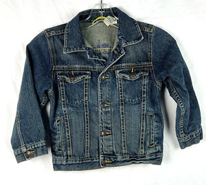 OshKosh B’gosh Blue Denim Jean Jacket Boy's Size 5 - Picture 1 of 2