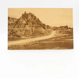 Postcard Pinnacle Peak Badlands South Dakota Albertype The Northwest Gateway - Picture 1 of 2