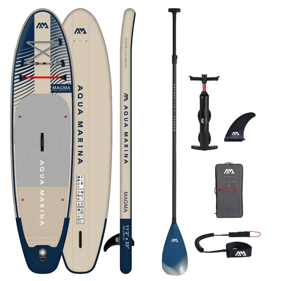 Aqua Marina Magma 11'2'' SUP Aufblasbares Stand Up Paddling Board Earth Wave