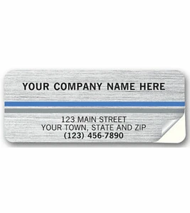 1000 Metallic Address and I.D. Labels, NEBS/Deluxe # 333-1 - Picture 1 of 1