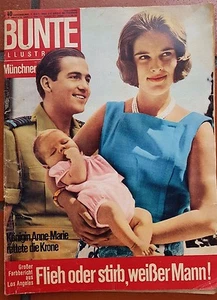 Zeitschrift Bunte Illustrierte Heft Nr. 40 01.10.1965 Königin Anne-Marie - Bild 1 von 1