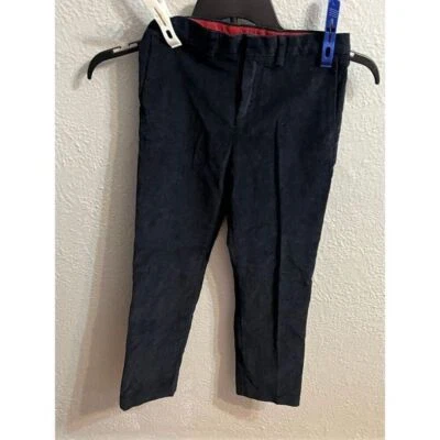 Boys navy blue corduroy crew cuts size 8 - Image 1 of 4