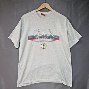 Budweiser 2006 World Cup T-Shirt Size M Grey Football Soccer Germany - Picture 1 of 10