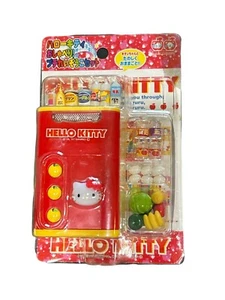 VTG Hello Kitty Sanrio 2007 Refrigerator with etc. Mini playhouse toys sound - Picture 1 of 2