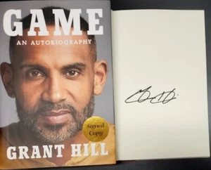 Autogrammiertes GRANT HILL SIGNIERTES Buchspiel Eine Autobiographie HC NBA AUTOGRAMM AUTO - Bild 1 von 3