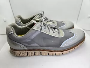 Cole Haan ZeroGrand Zapatos Para Hombres 10M Gris Reflectante Punta de Ala Vestido Tenis C20017 - Imagen 1 de 8
