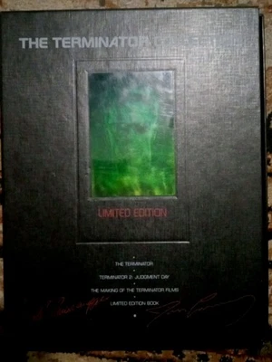 VTG The Terminator Collection Limited Edition 3 VHS Collectors Book T2 Arnold  - Image 1 of 4