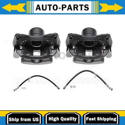 Pinza de freno delantera con mangueras lado conductor pasajero se adapta a Chevrolet Prizm 1,8 L Foto 1 de 4