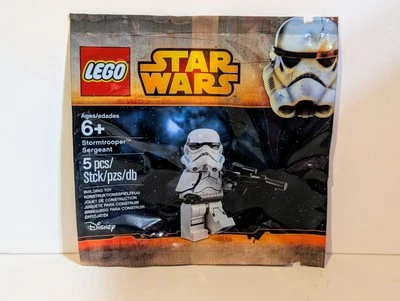 LEGO STAR WARS STORMTROOPER SARGENTO 5002938 POLYBAG NOVO E LACRADO GENUÍNO RARO - Imagem 1 de 2