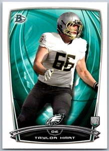 Tarjeta de fútbol americano Bowman 42 Taylor Hart Rookies Philadelphia Eagles 2014 - Imagen 1 de 2