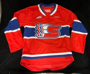 Spokane Chiefs CCM CHL WHL maglia hockey rossa piccola - Foto 1 di 5