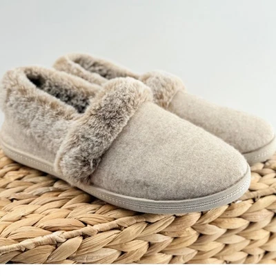 Skechers Talla 8 Espuma con Memoria Acogedora Mujer Zueco Zapatillas Tostado Piel Sintética Ropa de Salón Foto 1 de 4