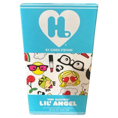 NUEVO EN CAJA Harajuku Lovers-Gwen Stefani Pop Eléctrico Lil Angel Eau De Parfum-0.5 Fl OZ Foto 1 de 4