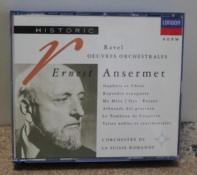 MAURICE RAVEL Ansermet Conducts Ravel Rapsodie Espagnole Daphnis (CD) Foto 1 de 4